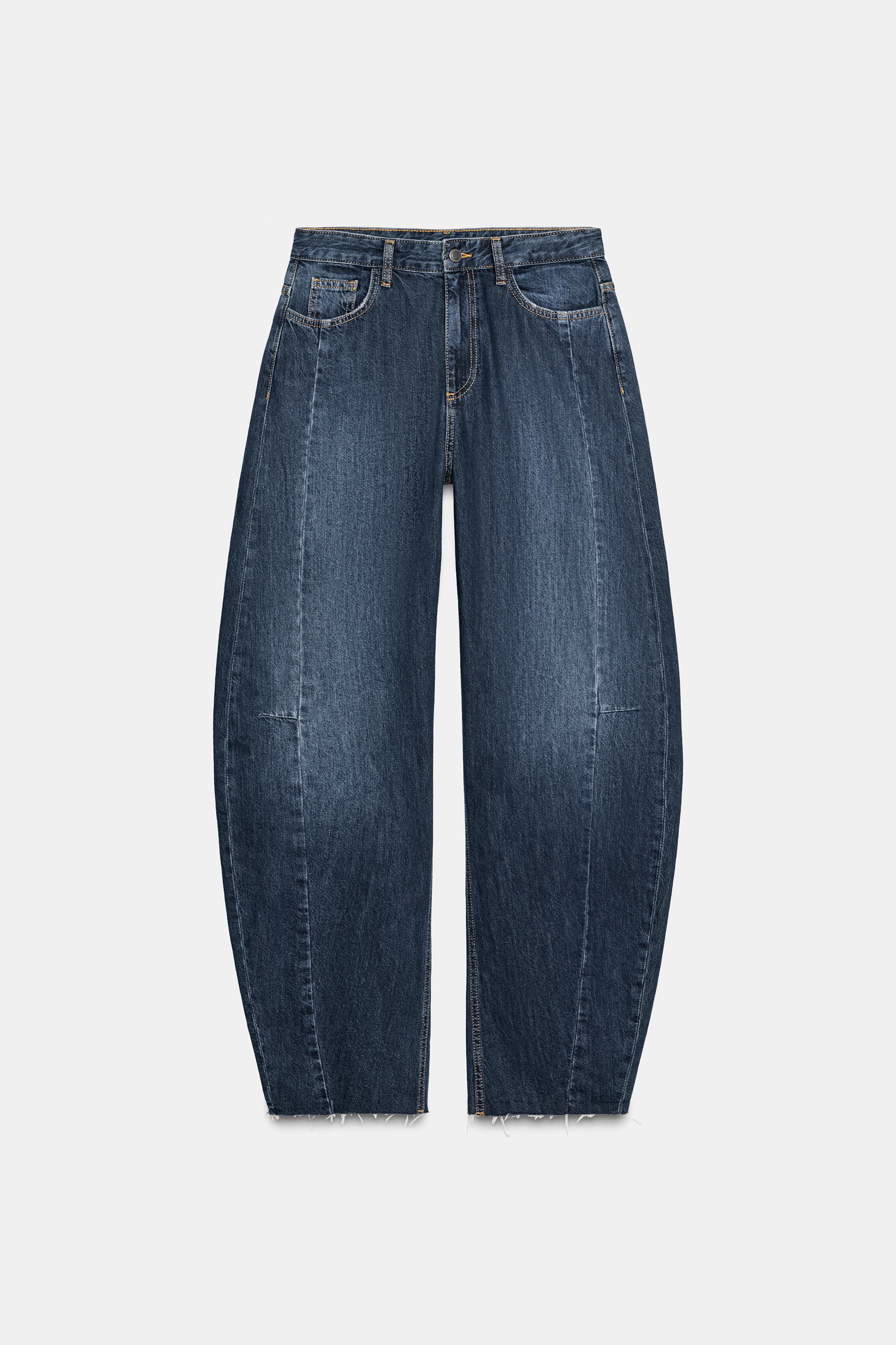 ZW COLLECTION MID-RISE BARREL JEANS